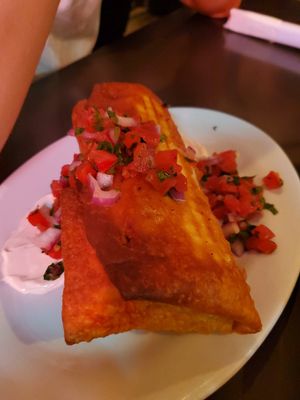 Chimichanga, yumm! at The Coronado PHX in Phoenix