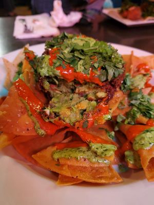 fried guacamole - look at all that goodness inside! at The Coronado PHX in Phoenix
