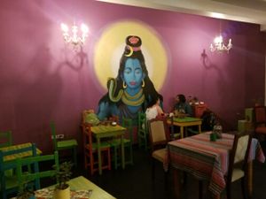 inside at Shiva Mangalam in Buenos Aires