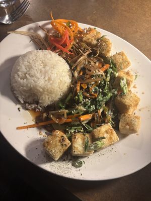 Tofu teriyaki - delicious!  at No Coast Sushi in Grand Junction