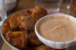 New Orleans Old Bay Roasties at From the Art Ethical Handicrafts and Cafe in Ashwood