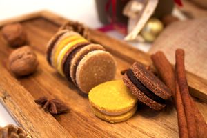 Raw-vegan macarons! Everything handmade! at Superfran's Feinkost-Manufaktur in Berlin