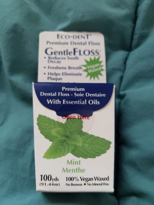 Vegan floss at Green Mountain Natural Foods in Newport