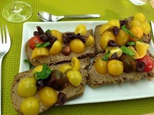 Bruchette "biofresh" at Biofresh in Mulhouse