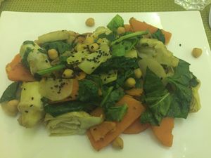 Pois chiches et patate douces at Biofresh in Mulhouse