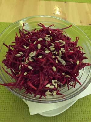 Salade de betterave crue at Biofresh in Mulhouse