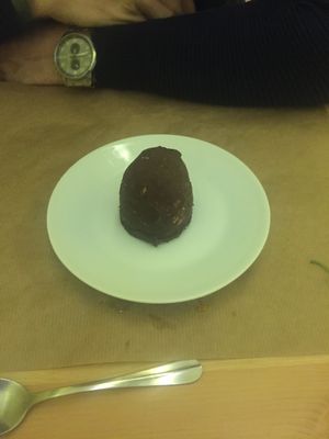 Dessert cru au chocolat at Biofresh in Mulhouse