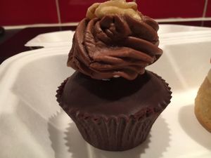 vegan walnut whip cake  at A Little Piece of Sky in Newcastle Upon Tyne