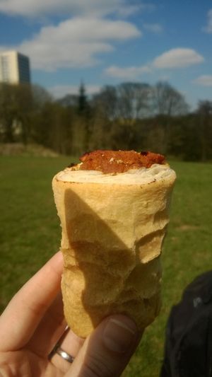 Sausage roll (Heaton Park style) at A Little Piece of Sky in Newcastle Upon Tyne