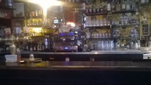 le bar at La Folie Douce in Paris