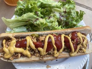 Vegan hotdog 🌭   at Marcel et Suzon in Belfort