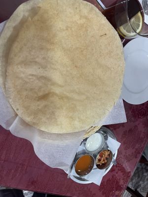 Pan de lentejas  at Taj Mahal in Chiclana De La Frontera