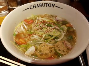 Yummy Veggie Ramen , vegan at Chabuton in Kyoto