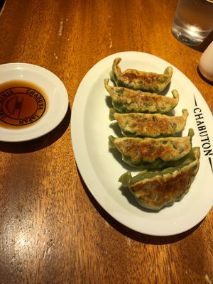 Vegan gyoza’s - amazing!! at Chabuton in Kyoto
