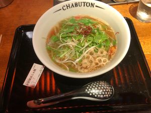 Vegan ramen  at Chabuton in Kyoto