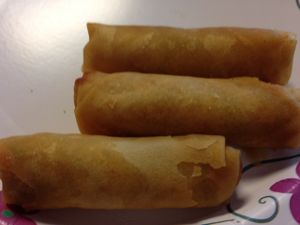 spring rolls at Rice Box in Snellville