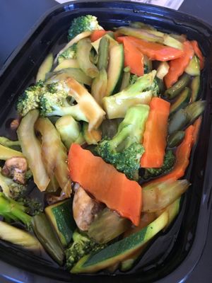 Just veggies at Rice Box in Snellville