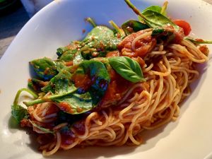 noodles at Vapiano in Braunschweig