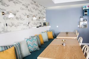 Inside at Nomalism Bistro in Lisbon