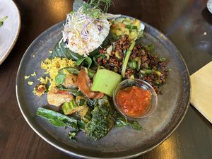 Tempe Bumbu Bali  at Cafe Bali in Saarbrucken