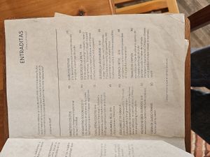 Menu at Belil Sabores de Chiapas in San Cristobal De Las Casas