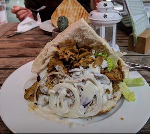 The best: 'Gyrostasche' 💕 at Kunstküche in Krefeld