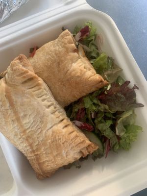 gefüllte Blätterteigtaschen at Kunstküche in Krefeld