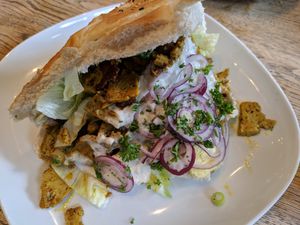 Seitan döner at Kunstküche in Krefeld