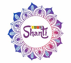New logo at Cafe Shanti in Lincoln