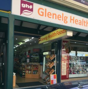 Shop front.  at Glenelg Health Foods in Glenelg