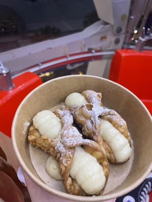 Vanilla cannoli   at Gigi Pizzeria in Newtown