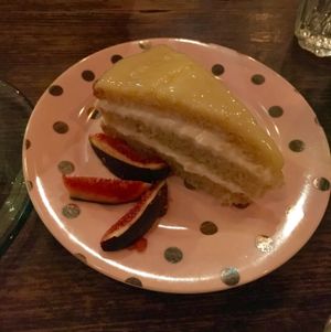 Limoncello cake. at Gigi Pizzeria in Newtown