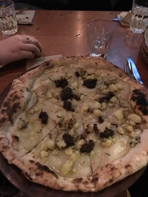Vegan Truffle Pizza  at Gigi Pizzeria in Newtown