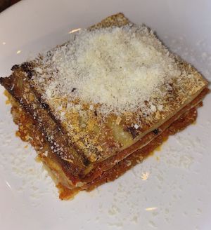 Lasagna di Gigi - so good it reminded me of the type my great-aunt used to make😍 #Veganuary at Gigi Pizzeria in Newtown