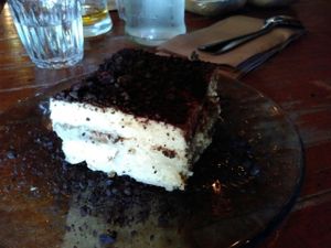 Tiramisu at Gigi Pizzeria in Newtown