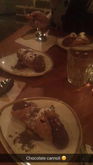 chocolate cannoli  at Gigi Pizzeria in Newtown