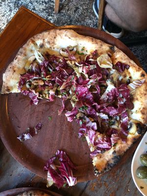 Funghi e radicchio  at Gigi Pizzeria in Newtown
