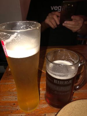 Home beer on tap at Gigi Pizzeria in Newtown