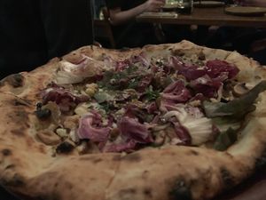 Walnut and radicchio  at Gigi Pizzeria in Newtown