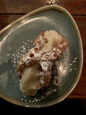 Vanilla cannelloni  at Gigi Pizzeria in Newtown