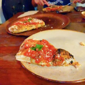 Eggplant Calzone at Gigi Pizzeria in Newtown