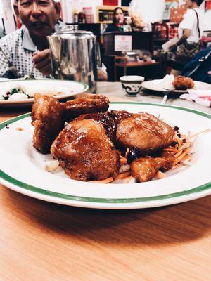 Fried Huai Shan in Sweet Sauce at Sui Yan  in Skudai