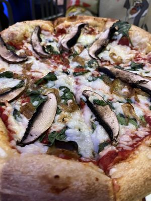 Miss Mushroom Medium Vegan Pizza   at Mellow Mushroom in St Augustine