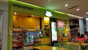 restaurant shop front at Vegemore Restaurant & Food Trading 素素乐 in Johor Bahru