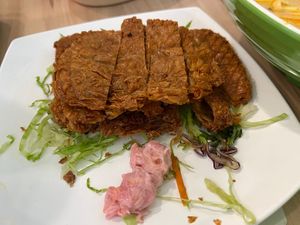 Fried goose  at Vegemore Restaurant & Food Trading 素素乐 in Johor Bahru
