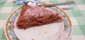 Carrot "cake" at Somos Lo Que Comemos in Tenerife