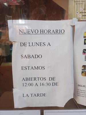 Working hours at Somos Lo Que Comemos in Tenerife