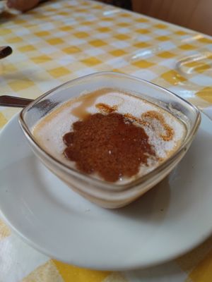 Flan at Somos Lo Que Comemos in Tenerife