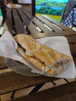 Bocadillo de seitán at Somos Lo Que Comemos in Tenerife