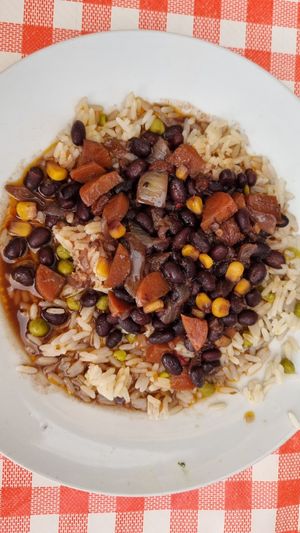 Rice with bean paste at Somos Lo Que Comemos in Tenerife
